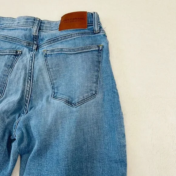 Lucky Brand Straight Ankle Crop Jeans 8/29 Mid Rise Dark Wash Denim - Picture 14 of 16